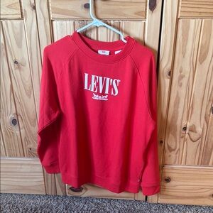 Levi's Red Crewneck Sweater - new with tag